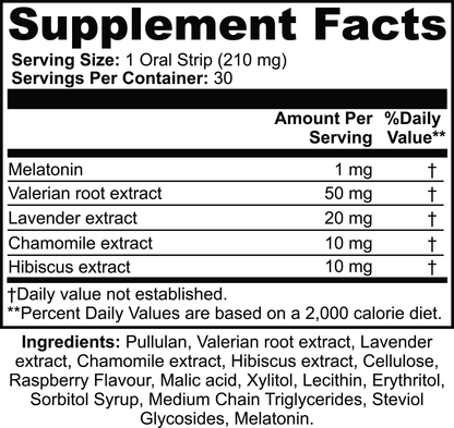 snoozzzed Melatonin Sleep Strips