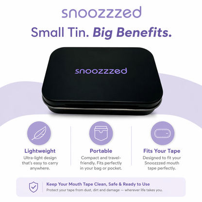 snoozzzed Mouth Tape Storage Tin