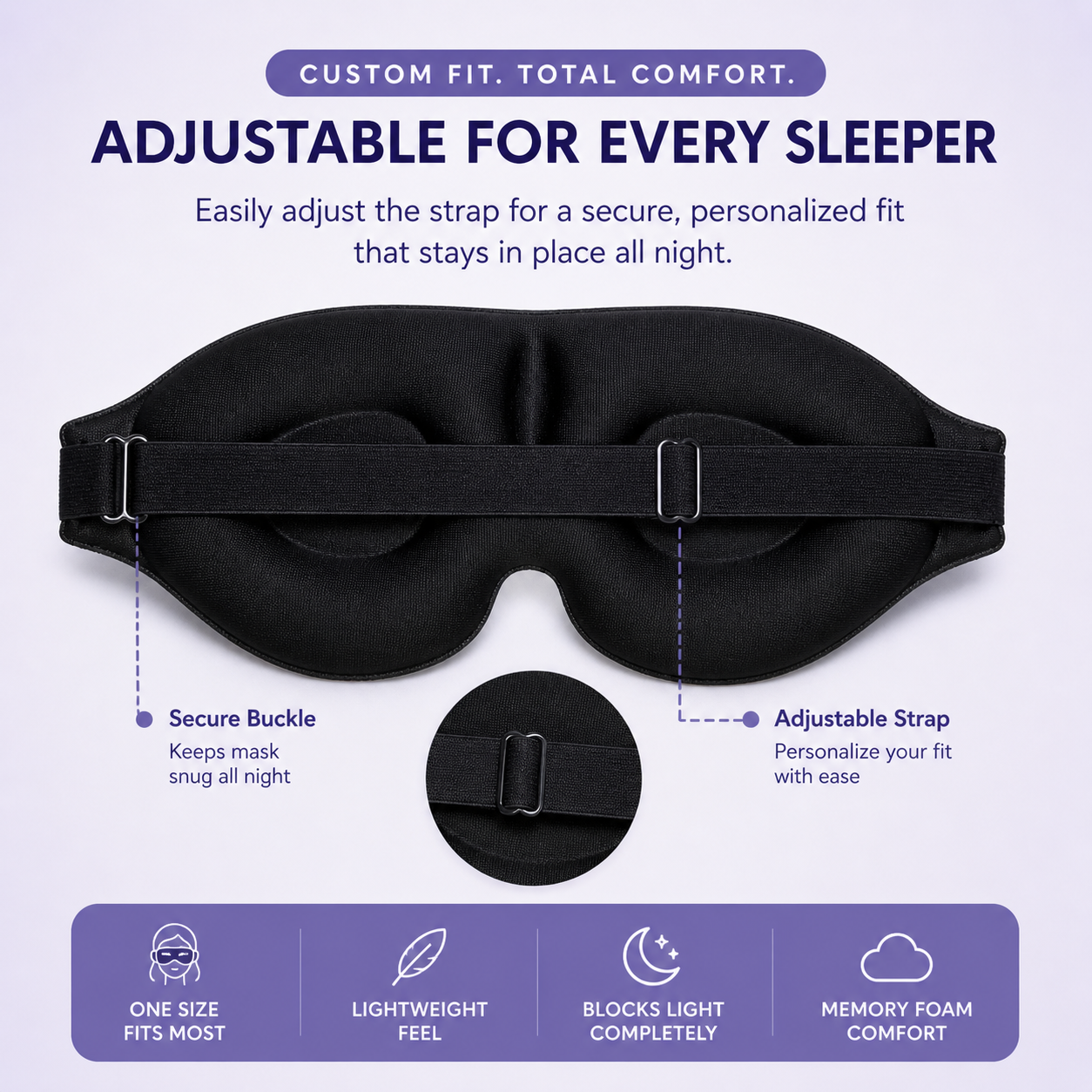 snoozzzed Memory Foam Sleep Mask