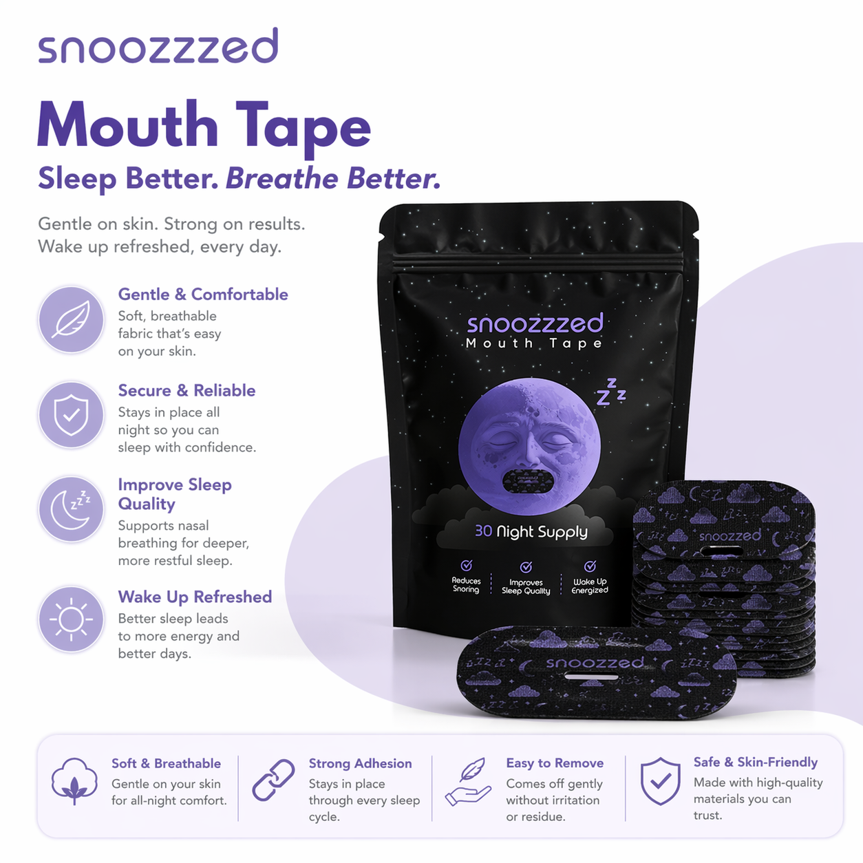 Snoozzzed Mouth Tape