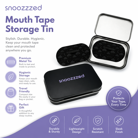 snoozzzed Mouth Tape Storage Tin
